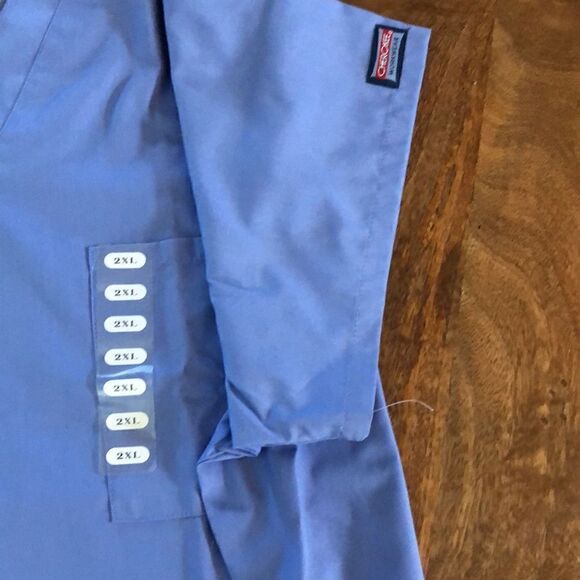 3XL Unisex V-Neck Top #4876 Ciew Blue
Cherokee Workwear - Picture 4 of 6